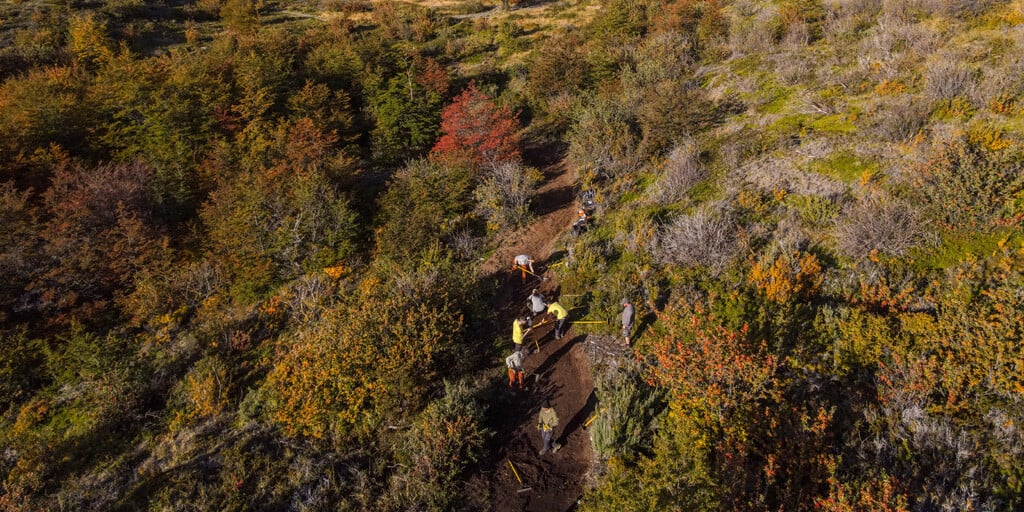 Base Torres trail reconstruction